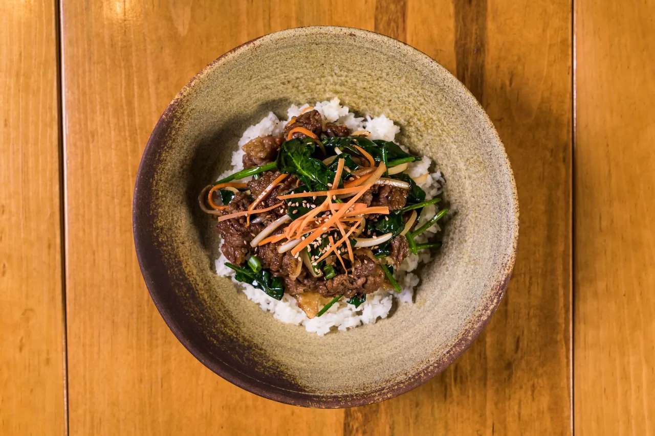 Bulgogi: sweet and savory marinated beef