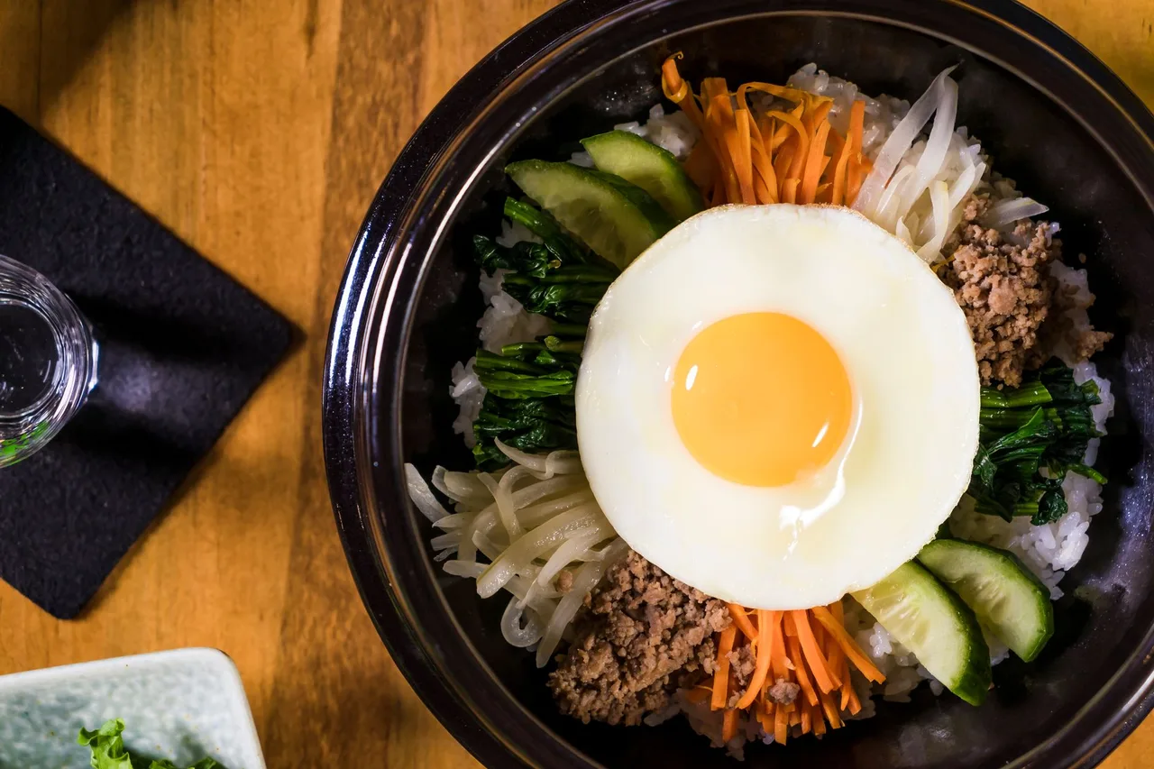 Bibimbap, an easy first dish